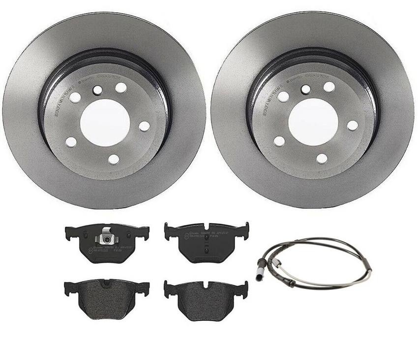 BMW Brembo Brake Kit - Pads and Rotors Rear (320mm) (Low-Met) 34356854168 - Brembo 3807466KIT